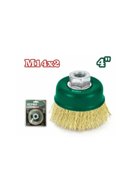 Brosse métallique en coupe 100 mm (4”)