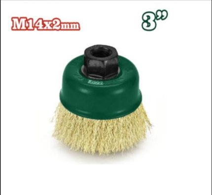 BROSSE METALIQUE M14 x 2   (3")